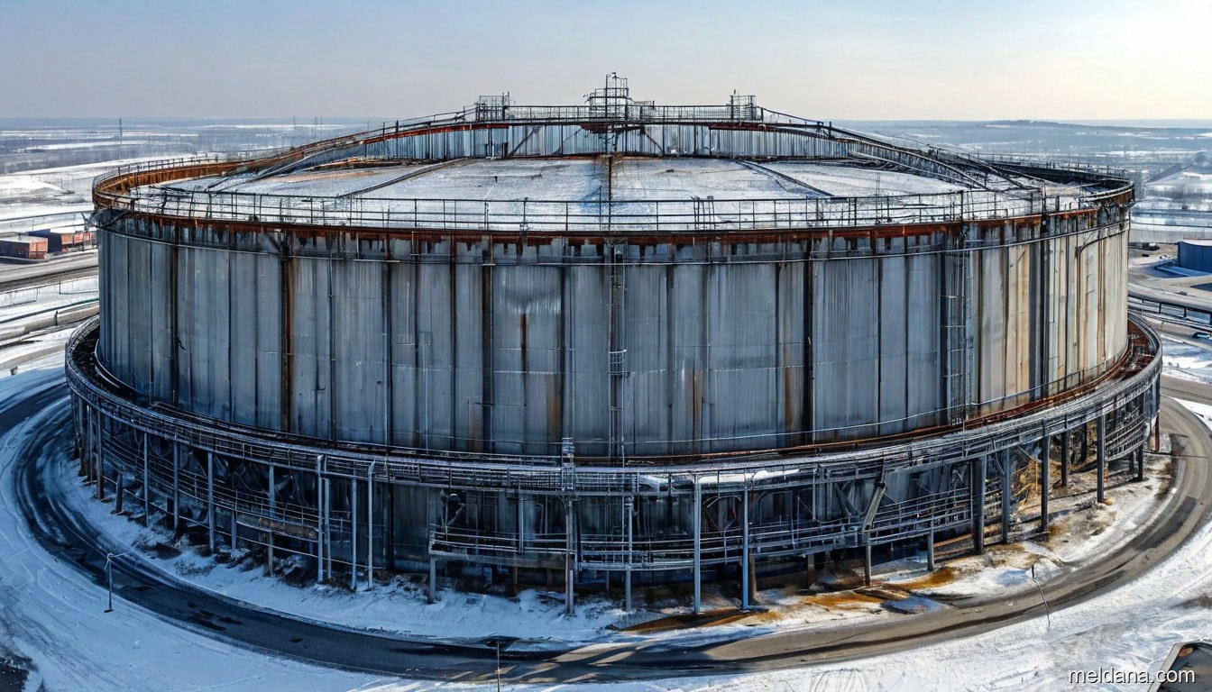 Антидроновая защита резервуара РВС-50000 Туле — ЗОК ЗАСЛОН по СП 542